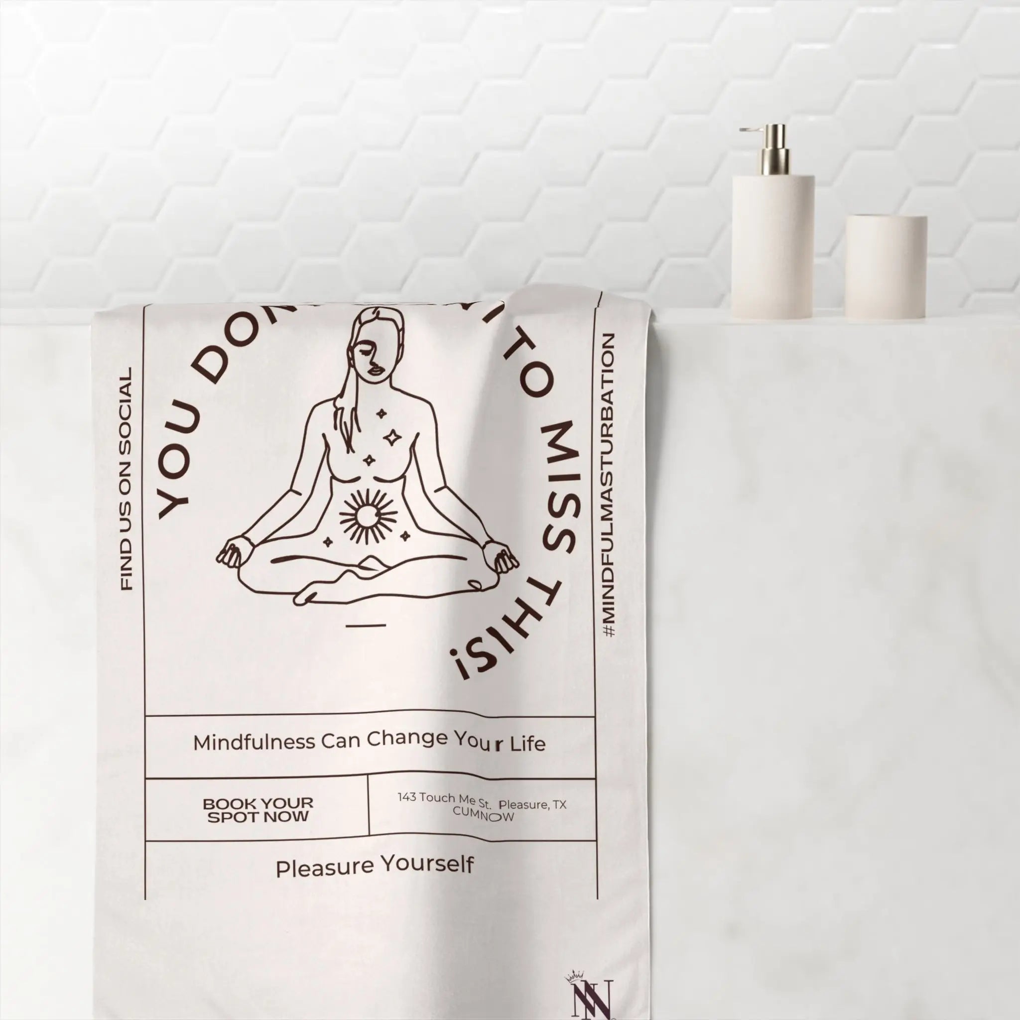 Mindful Masturbation | Mix & Match XL Fun-Flirty Lovers’ Towels