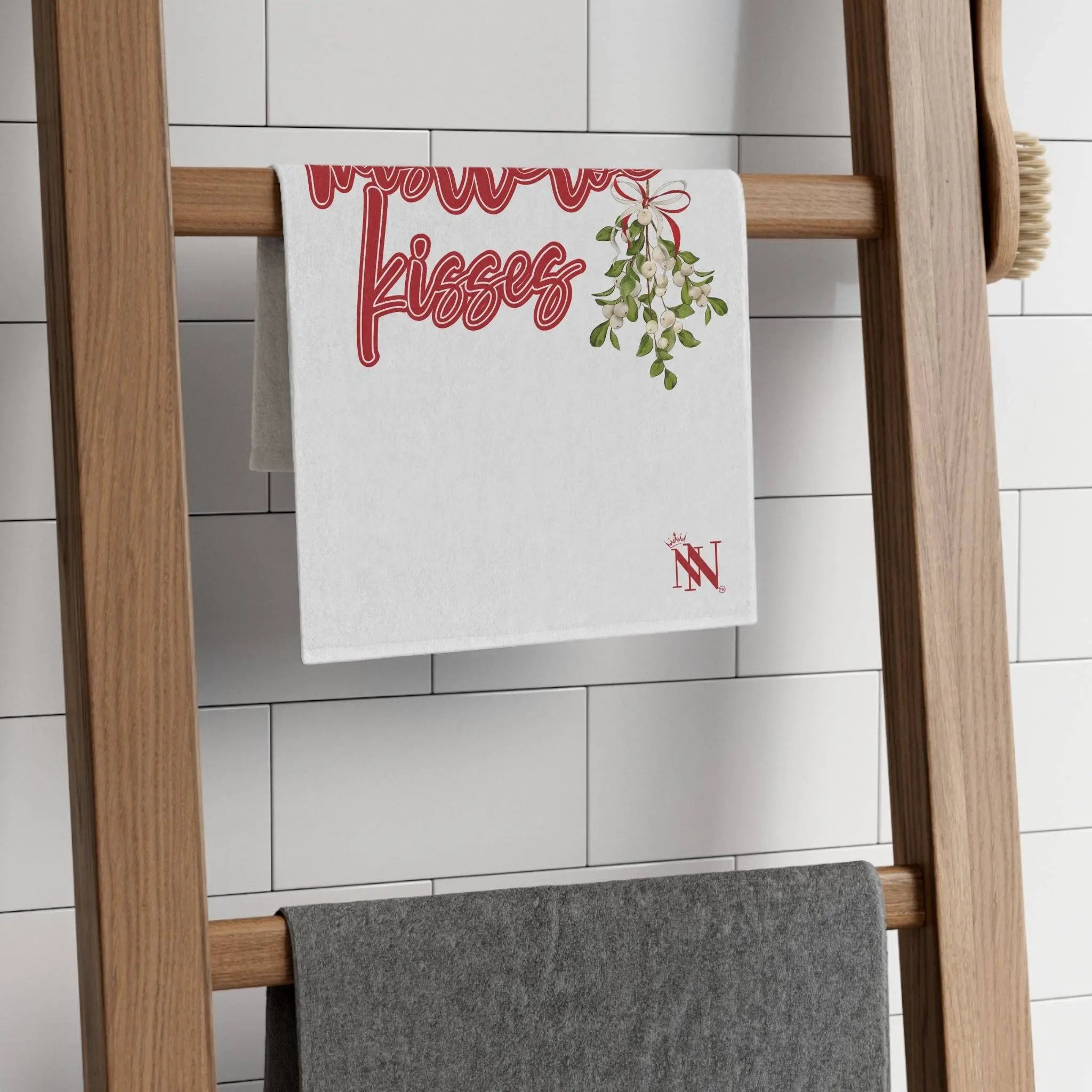 Mistletoe Kisses | Christmas Mix & Match Fun-Flirty Lovers’ Towels