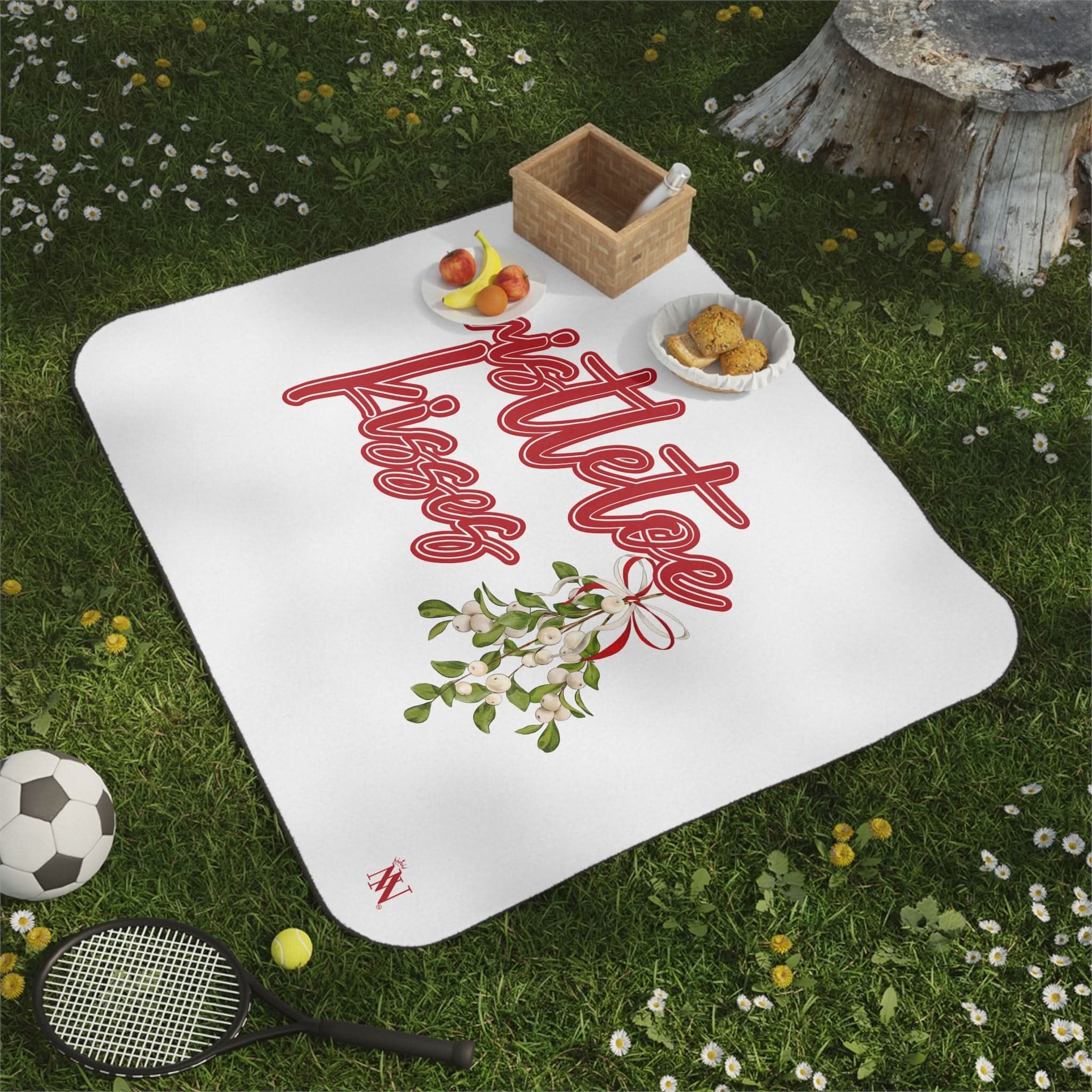 Mistletoe Kisses | Mix Match Fun-Flirty Lovers’ Water-Resistant Sex Blankets