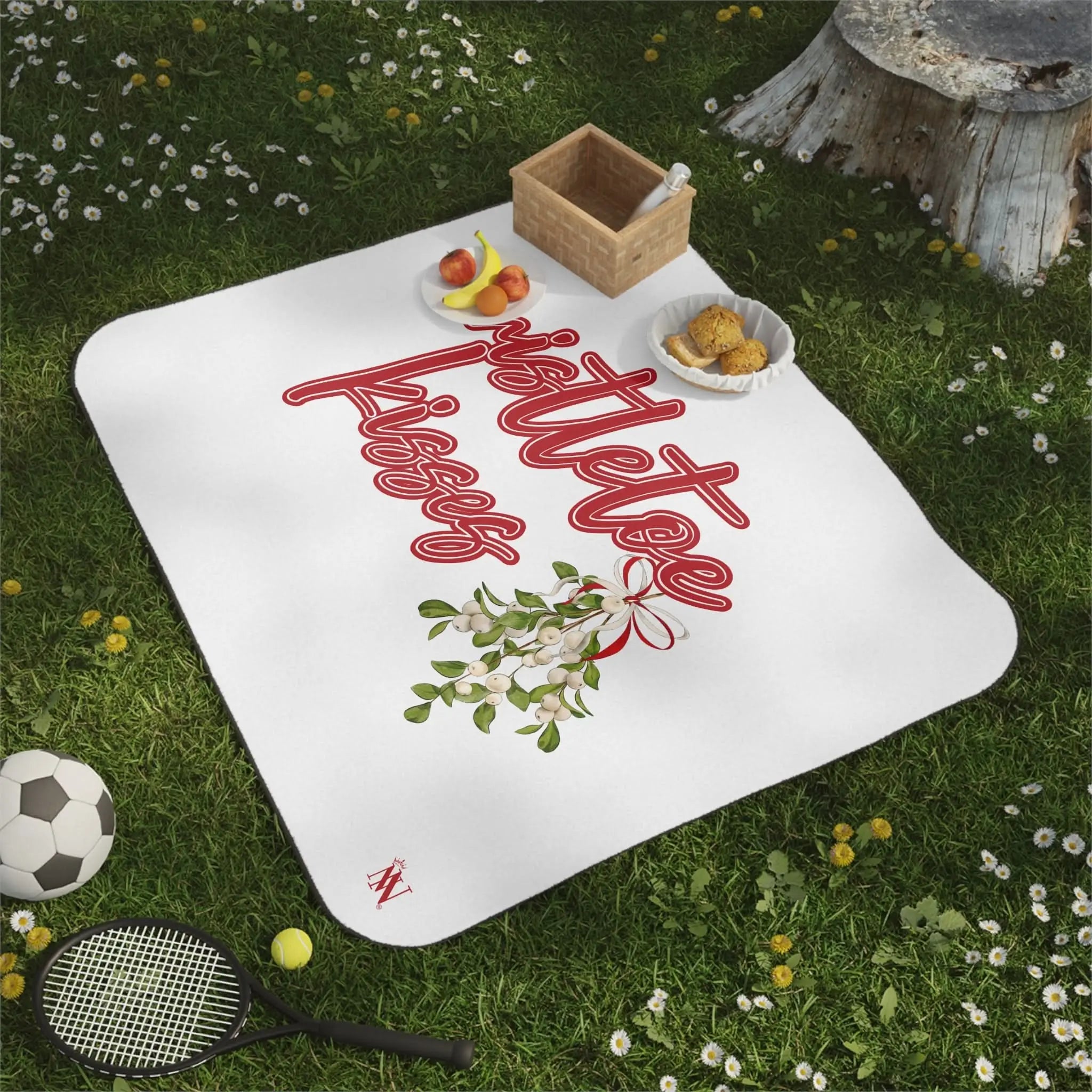 Mistletoe Kisses | Mix Match Fun-Flirty Lovers’ Water-Resistant Sex Blankets