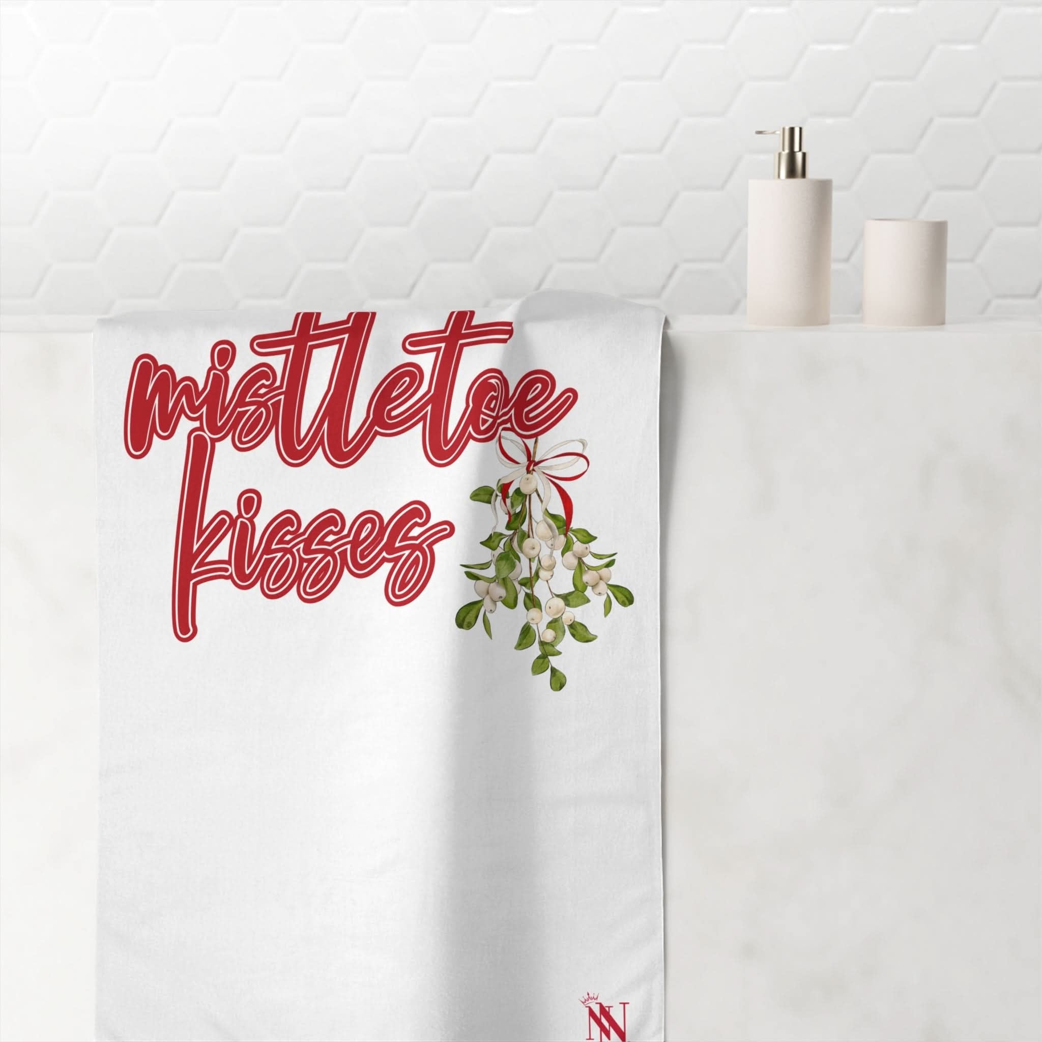 Mistletoe Kisses | Mix & Match Naughty XL Fun-Flirty Lovers’ Towels