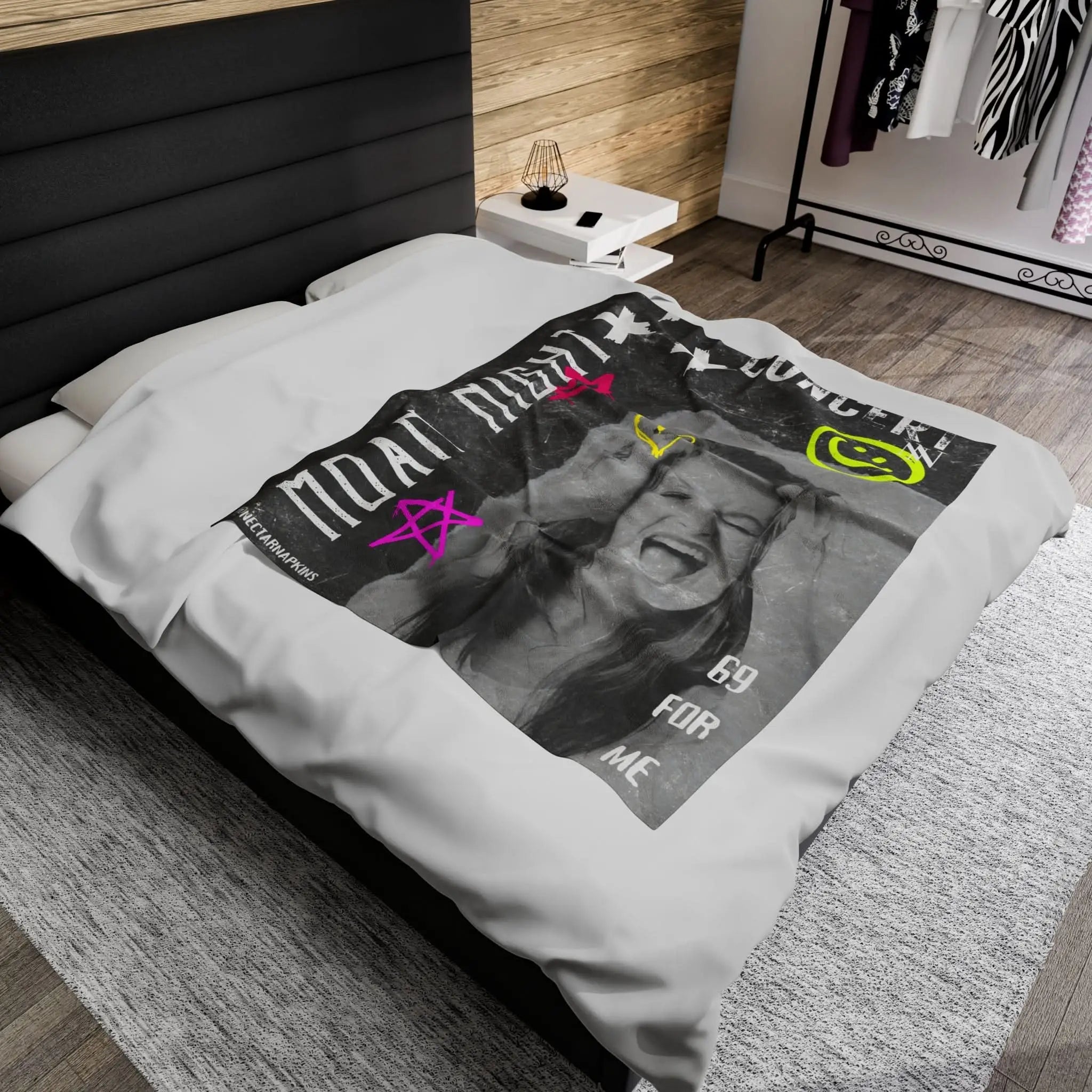 Moan Night | Mix & Match Fun-Flirty Lovers’ Blankets