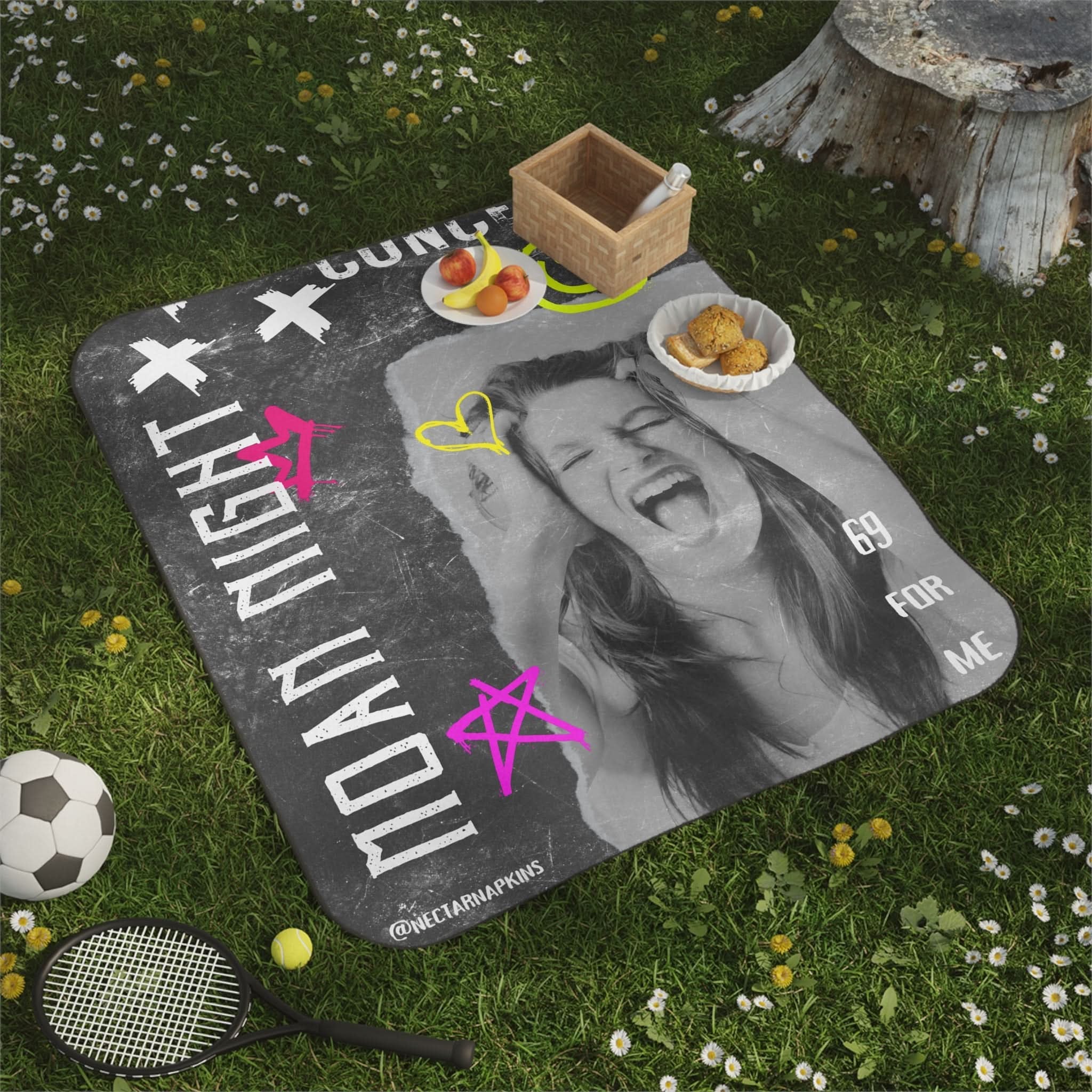 Moan Night | Mix Match Fun-Flirty Lovers’ Water-Resistant Blankets