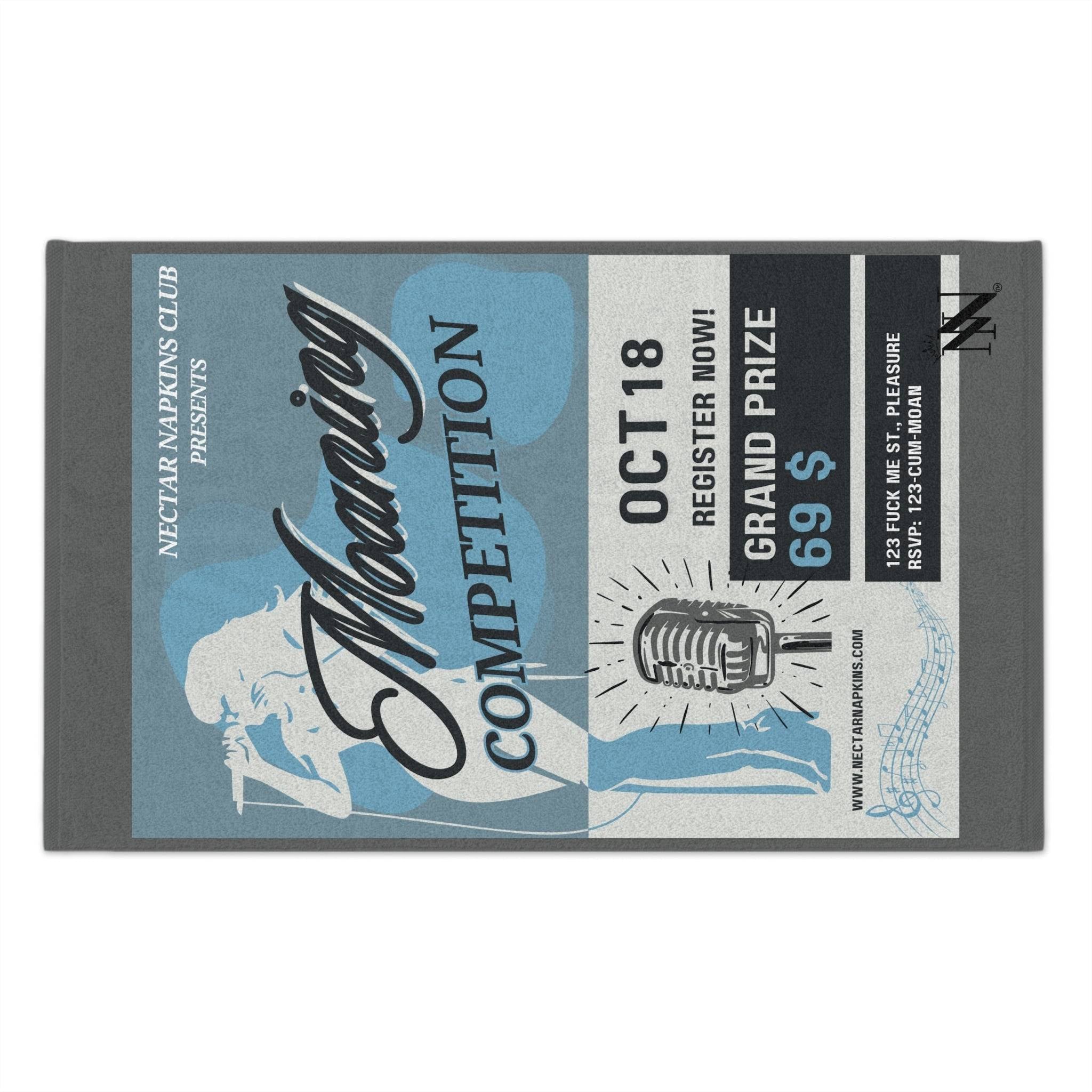 Moaning Competition | Mix & Match Soft Fun-Flirty Lovers’ Towels