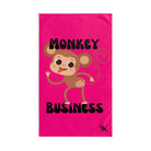 Monkey Business Signature Pink | Mix & Match Original Fun-Flirty Lovers’ Towels