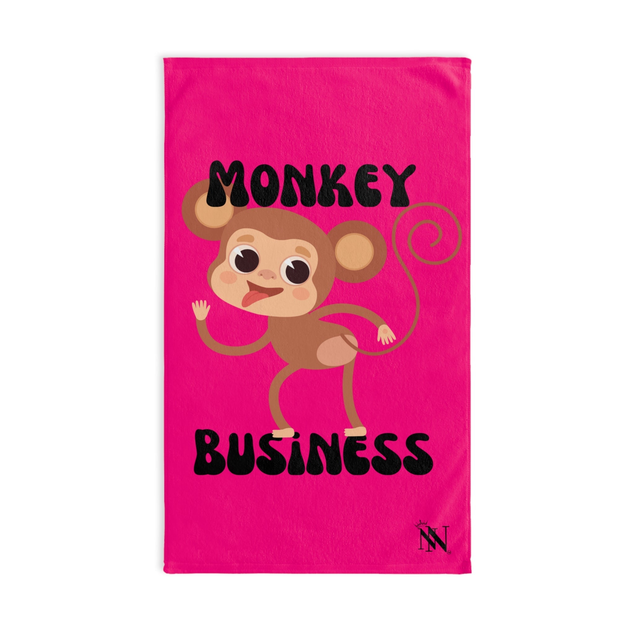 Monkey Business Signature Pink | Mix & Match Original Fun-Flirty Lovers’ Towels