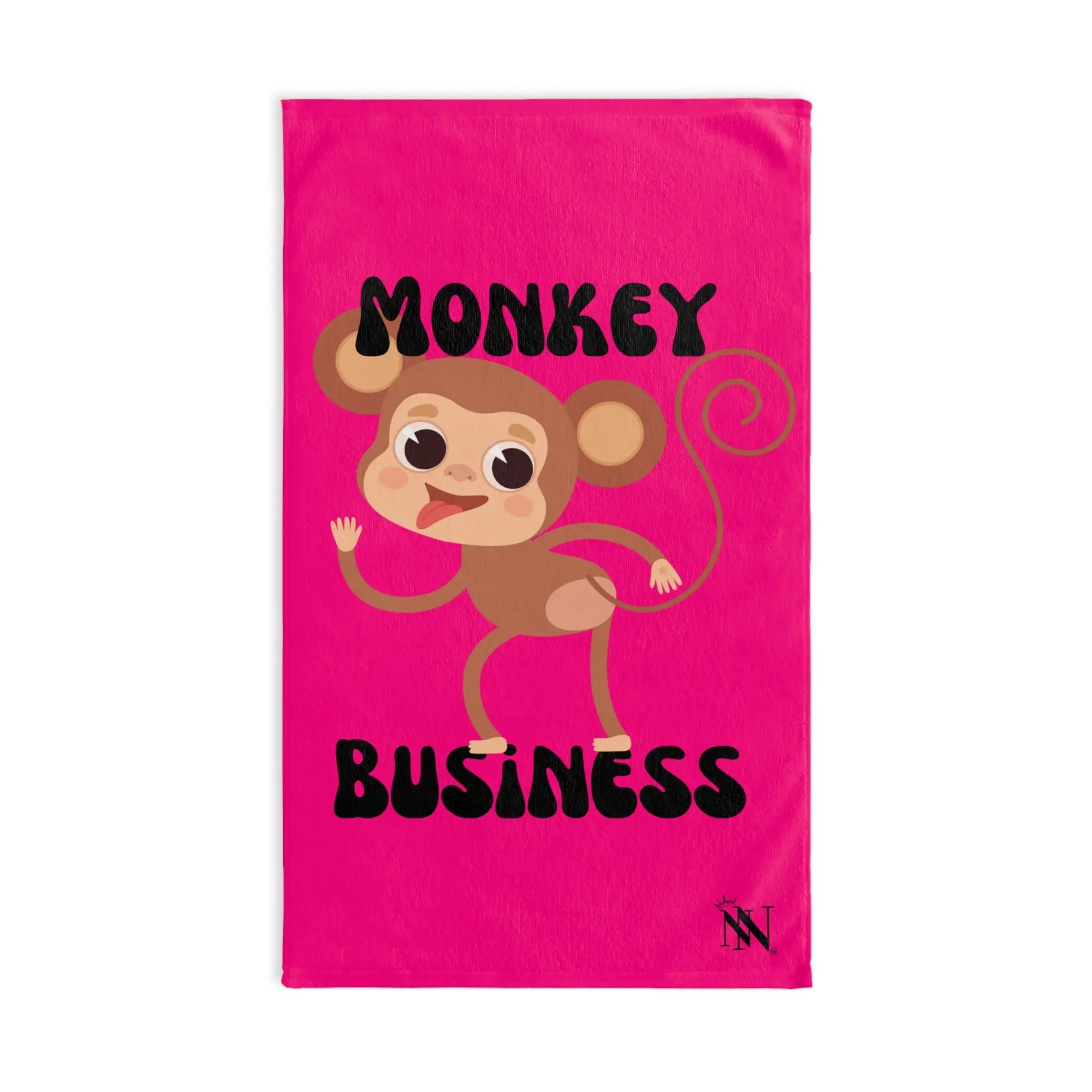 Monkey Business Signature Pink | Mix & Match Original Fun-Flirty Lovers’ Towels