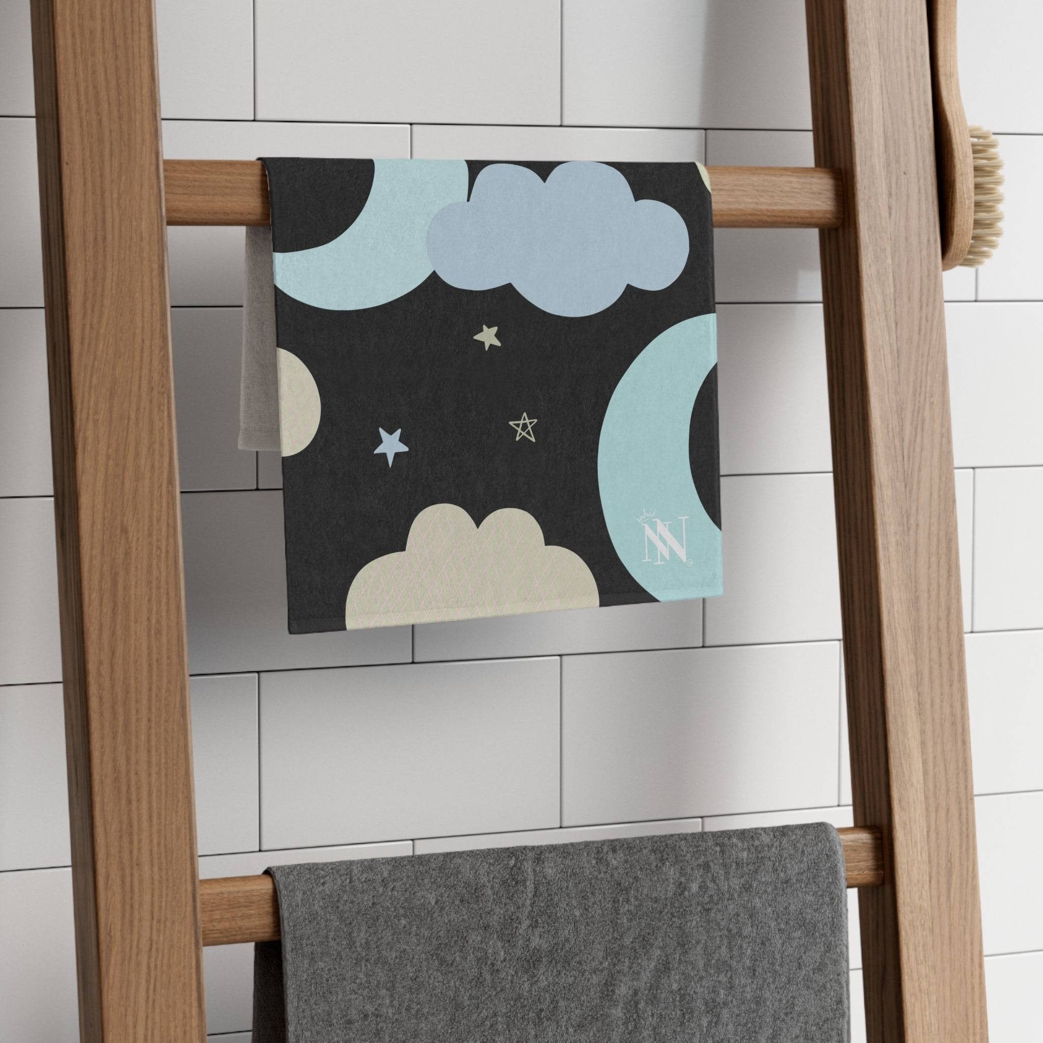 Moon Stars Adult Burp Rag | Mix & Match Soft Fun-Flirty Lovers’ Towels