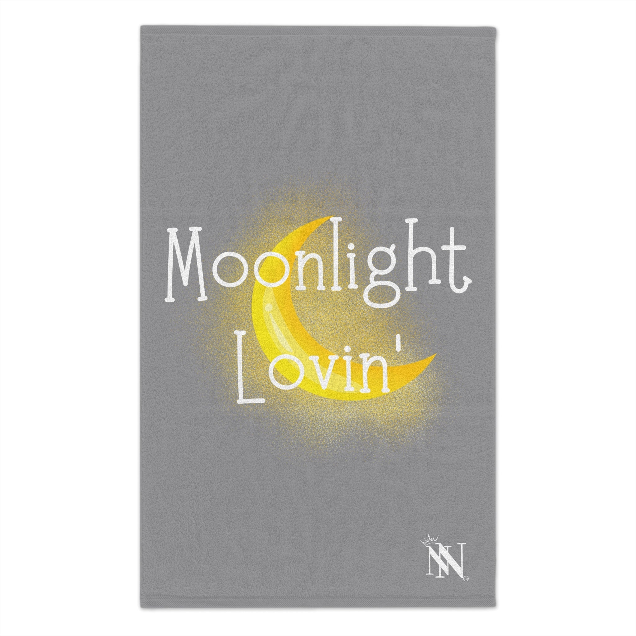 Moonlight Lovin’ Grey | Mix & Match Soft Fun-Flirty Lovers’ Towels