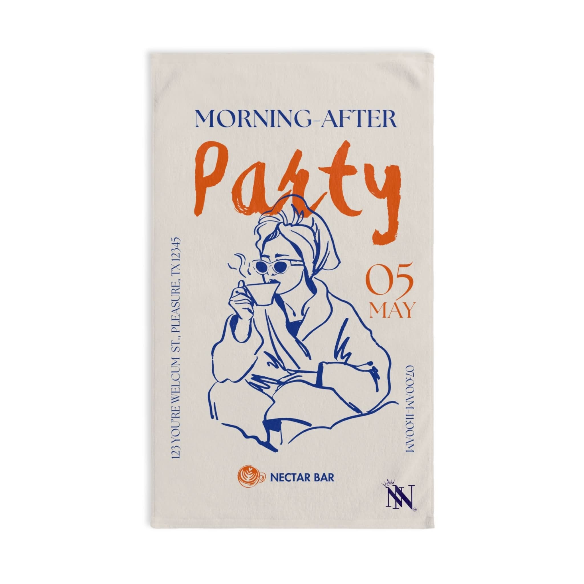 Morning After Party | Mix & Match Original Fun-Flirty Lovers’ Towels