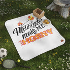 Motorcycles Make Me Horny | Mix Match Fun-Flirty Lovers’ Water-Resistant Blankets
