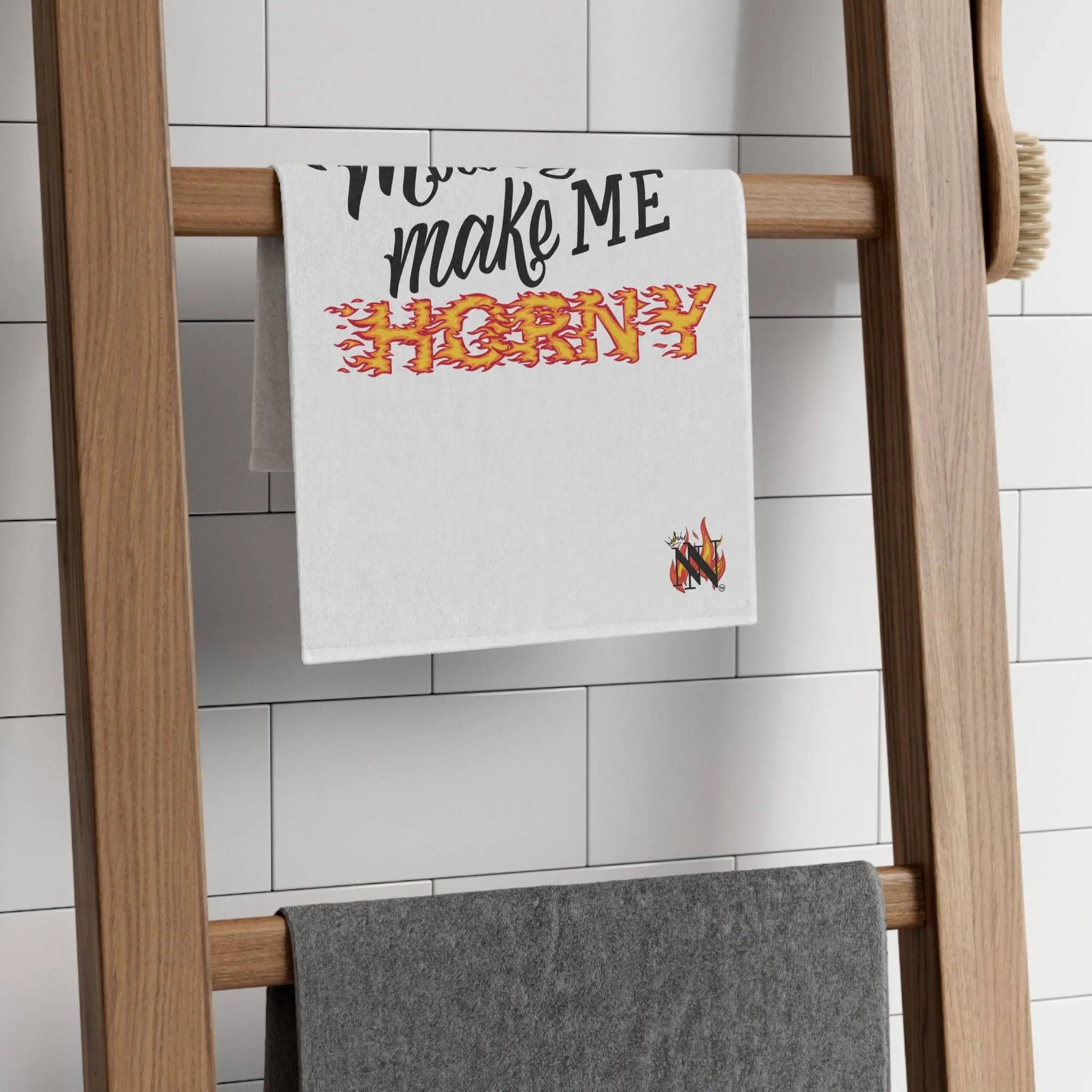 Motorcycles Make Me Horny | Mix & Match Soft Fun-Flirty Lovers’ Towels