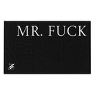 Mr. Fuck Black Mix & Match Soft Sex Towels | Flirty Lovers’ Gifts