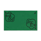 Mr Mrs Caption Green | Mix & Match Original Fun-Flirty Lovers’ Towels
