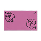 Mr Mrs Caption Pink | Mix & Match Original Fun-Flirty Lovers’ Towels