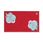 Mr Mrs Colored Caption Red | Mix & Match Original Fun-Flirty Lovers’ Towels