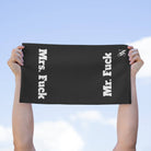 Mr. Mrs. Fuck Black Shareable Mix & Match Soft Sex Towels | Flirty Lovers’ Gifts