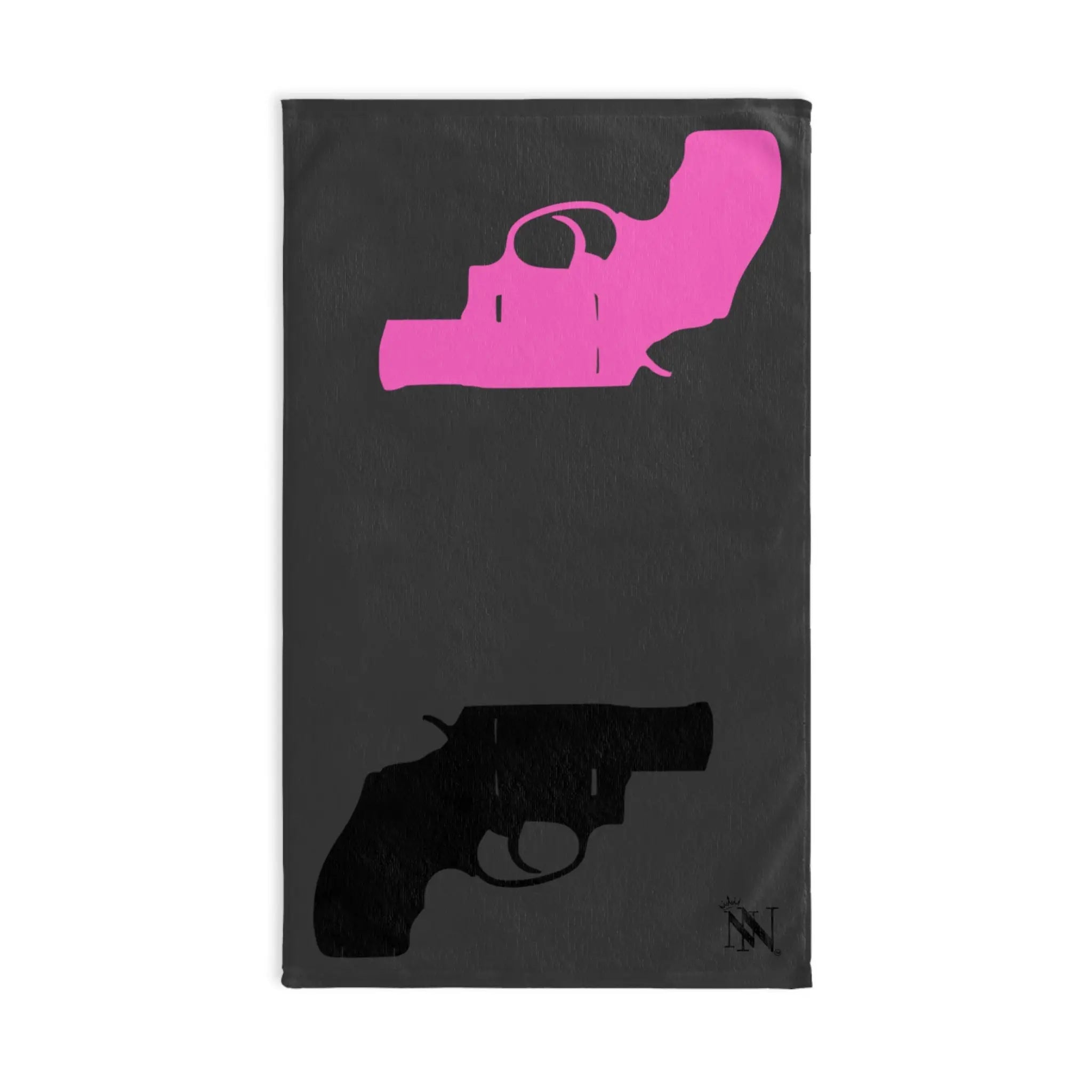 Mr. Mrs. Gun Show Shareable Dark Grey | Mix & Match Original Fun-Flirty Lovers’ Towels