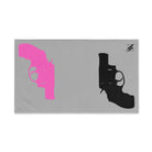 Mr. Mrs. Gun Show Shareable Light Grey | Mix & Match Original Fun-Flirty Lovers’ Towels