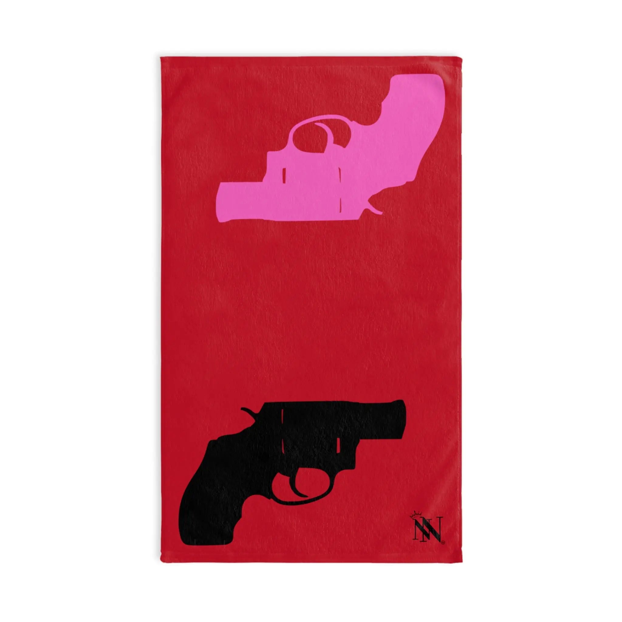 Mr. Mrs. Gun Show Shareable Red | Mix & Match Original Fun-Flirty Lovers’ Towels