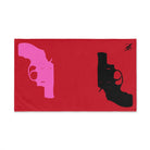 Mr. Mrs. Gun Show Shareable Red | Mix & Match Original Fun-Flirty Lovers’ Towels