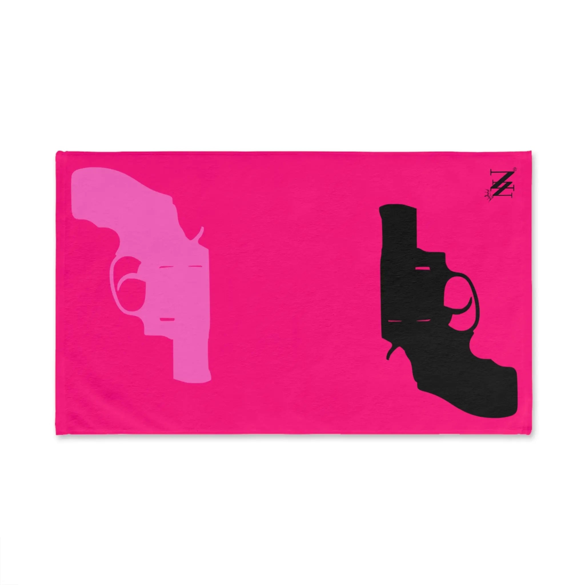 Mr. Mrs. Gun Show Shareable Signature Pink | Mix & Match Original Fun-Flirty Lovers’ Towels