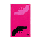 Mr. Mrs. Gun Show Shareable Signature Pink | Mix & Match Original Fun-Flirty Lovers’ Towels