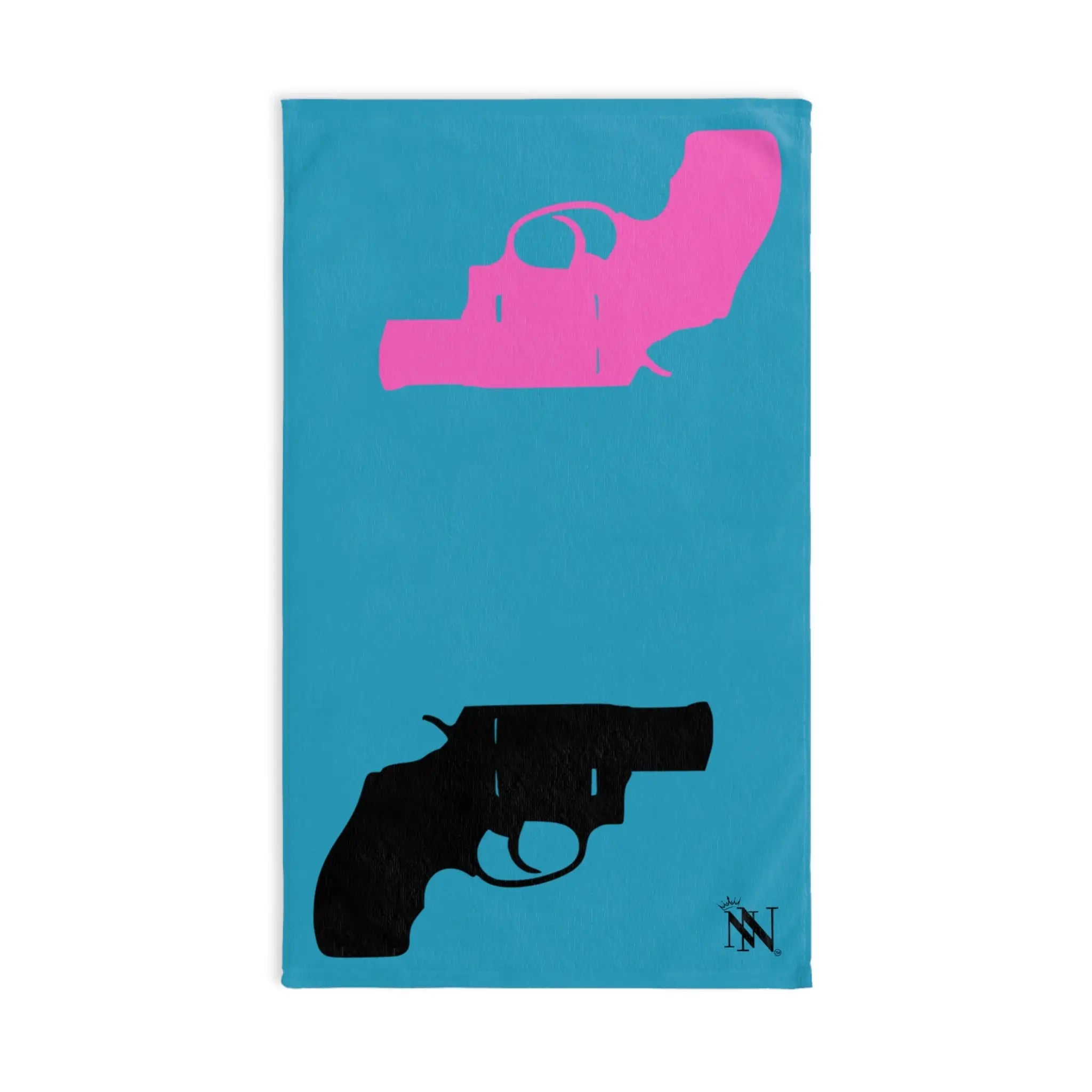Mr. Mrs. Gun Show Shareable Turquoise | Mix & Match Original Fun-Flirty Lovers’ Towels