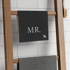 Mr. Mrs. Shareable Black Mix & Match Soft Sex Towels | Flirty Lovers’ Gifts