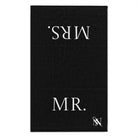Mr. Mrs. Shareable Black Mix & Match Soft Sex Towels | Flirty Lovers’ Gifts