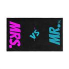Mr. vs MRS. Shareable Black | Mix & Match Original Fun-Flirty Lovers’ Towels