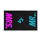 Mr. vs MRS. Shareable Black | Mix & Match Original Fun-Flirty Lovers’ Towels