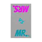 Mr. vs MRS. Shareable Light Grey | Mix & Match Original Fun-Flirty Lovers’ Towels