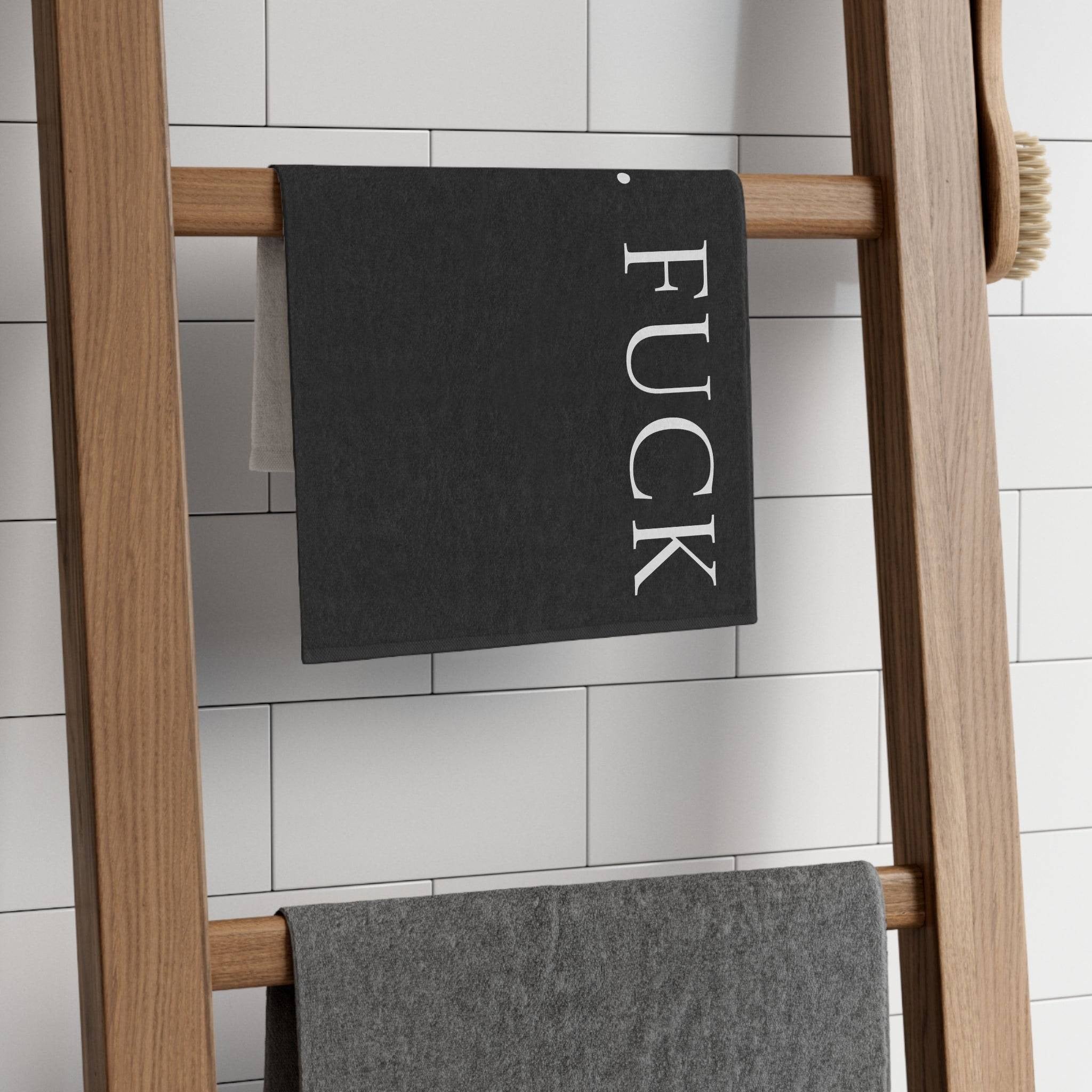 Mrs. Fuck Black Mix & Match Soft Sex Towels | Flirty Lovers’ Gifts