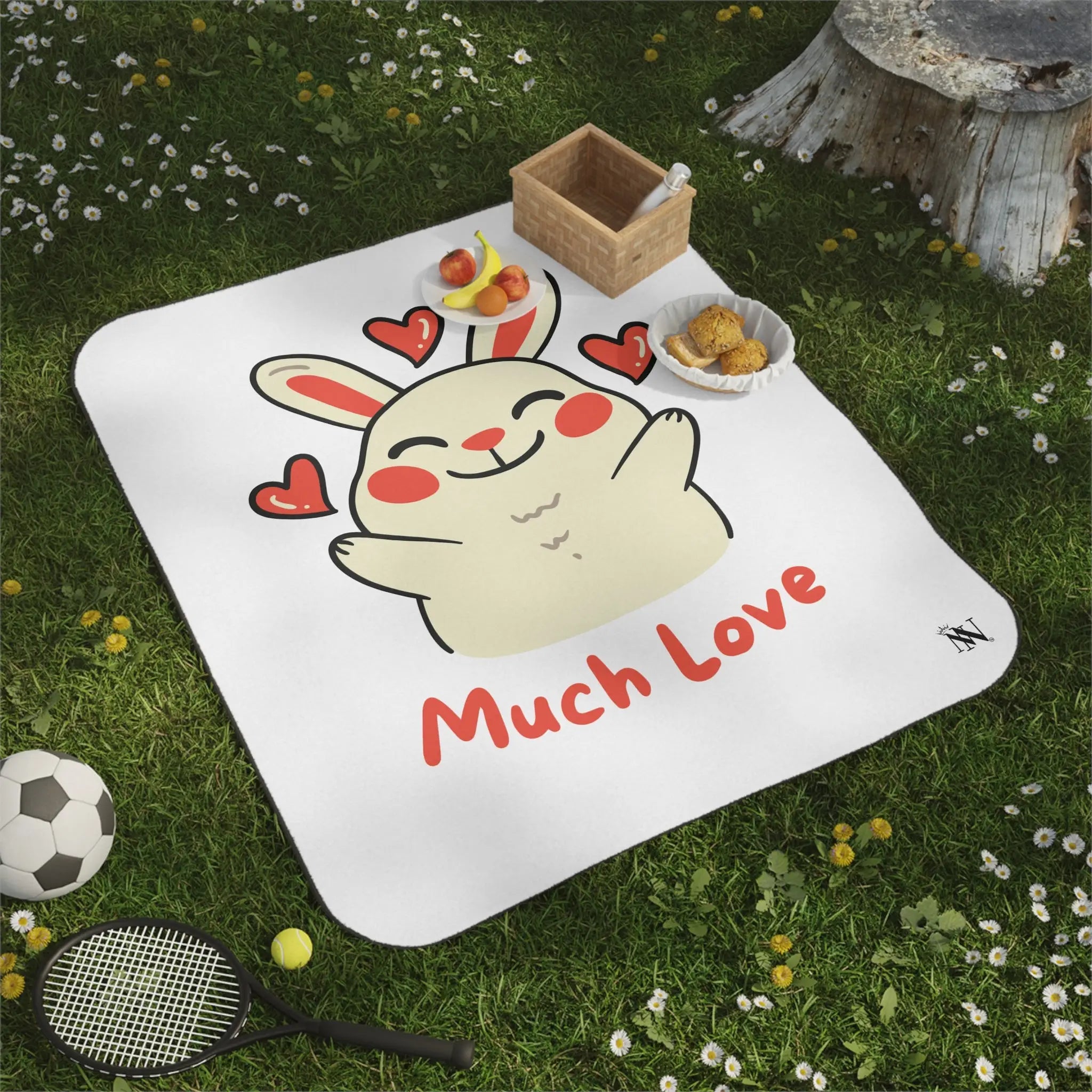 Much Love Bunny | Mix Match Fun-Flirty Lovers’ Water-Resistant Blankets