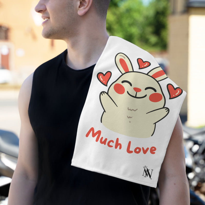 Much Love Bunny | Mix & Match Soft Fun-Flirty Lovers’ Towels