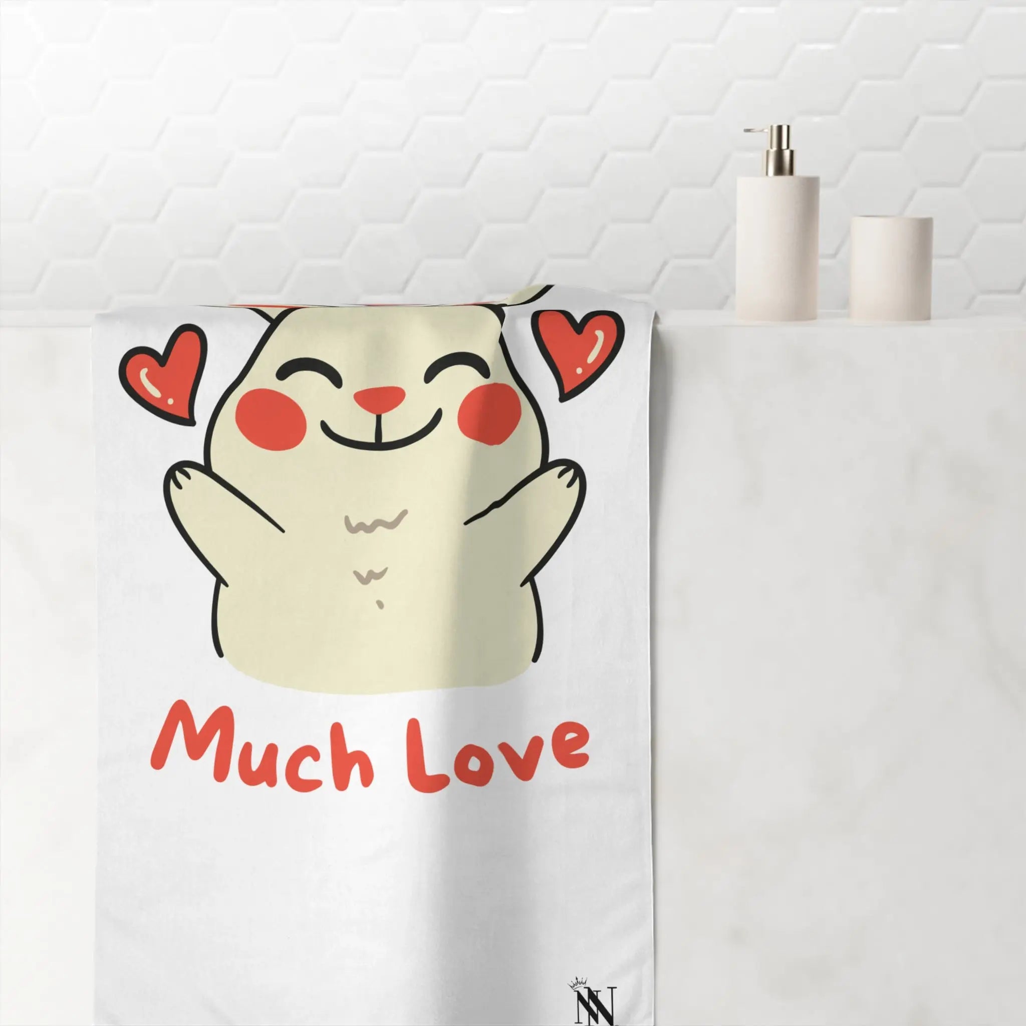Much Love Bunny | Mix & Match XL Fun-Flirty Lovers’ Towels