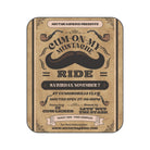 Mustache Ride | Mix Match Fun-Flirty Lovers’ Water-Resistant Blankets