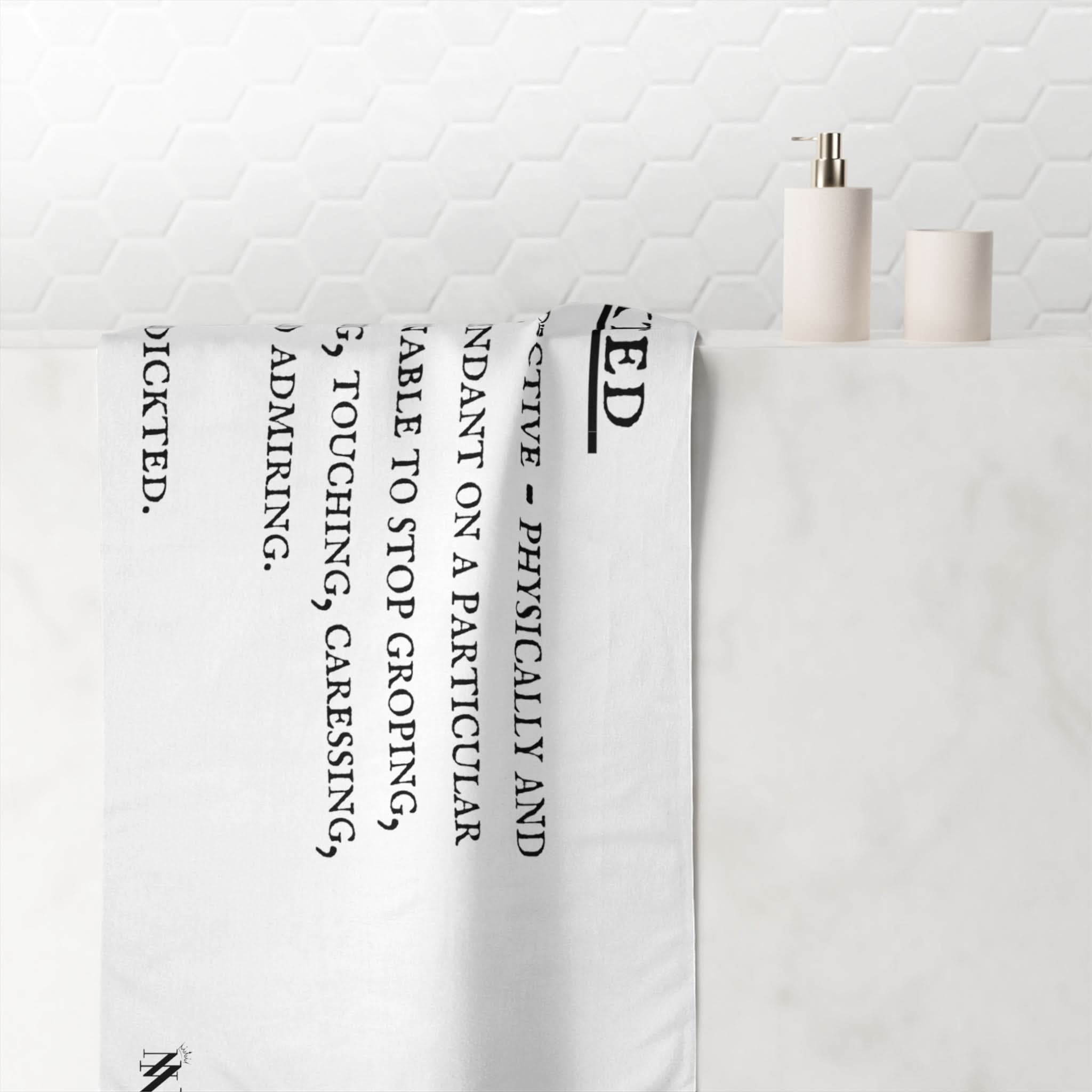 My Addiction | Mix & Match Naughty XL Fun-Flirty Lovers’ Towels