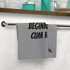 My Beginner Cum Rag Grey | Mix & Match Lils’ Fun-Flirty Lovers’ Towels