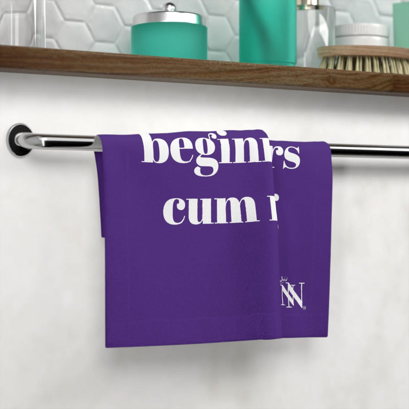 My Beginner Cum Rag Purple | Mix & Match Lils’ Fun-Flirty Lovers’ Towels