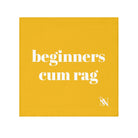 My Beginner Cum Rag Yellow | Mix & Match Lils’ Fun-Flirty Lovers’ Towels