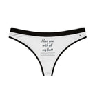 My Butt | Mix & Match Women’s Fun-Flirty Lovers’ Thongs