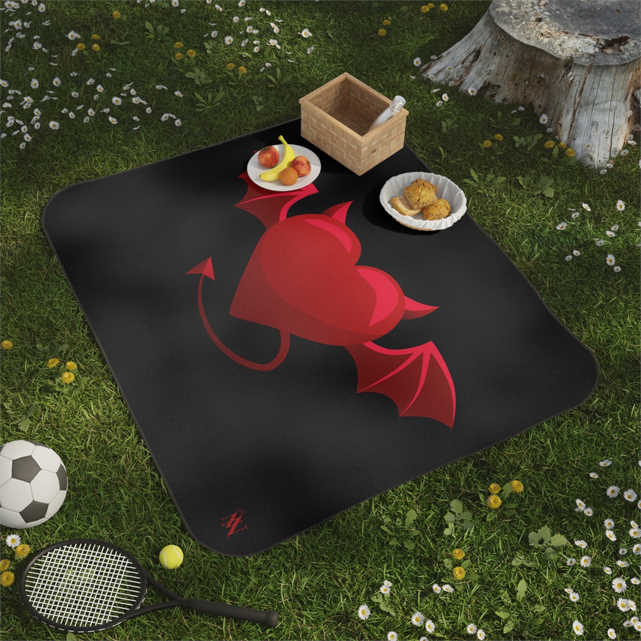 My Devilish Heart | Mix Match Fun-Flirty Lovers’ Water-Resistant Blankets