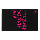 My Hands Hurt... Black Mix & Match Soft Sex Towels | Flirty Lovers’ Gifts
