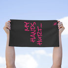 My Hands Hurt... Black Mix & Match Soft Sex Towels | Flirty Lovers’ Gifts