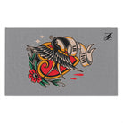 My Love Traditional Tattoo Grey | Mix & Match Soft Fun-Flirty Lovers’ Towels