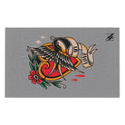 My Love Traditional Tattoo Grey | Mix & Match Soft Fun-Flirty Lovers’ Towels