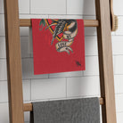 My Love Traditional Tattoo Red | Mix & Match Soft Fun-Flirty Lovers’ Towels