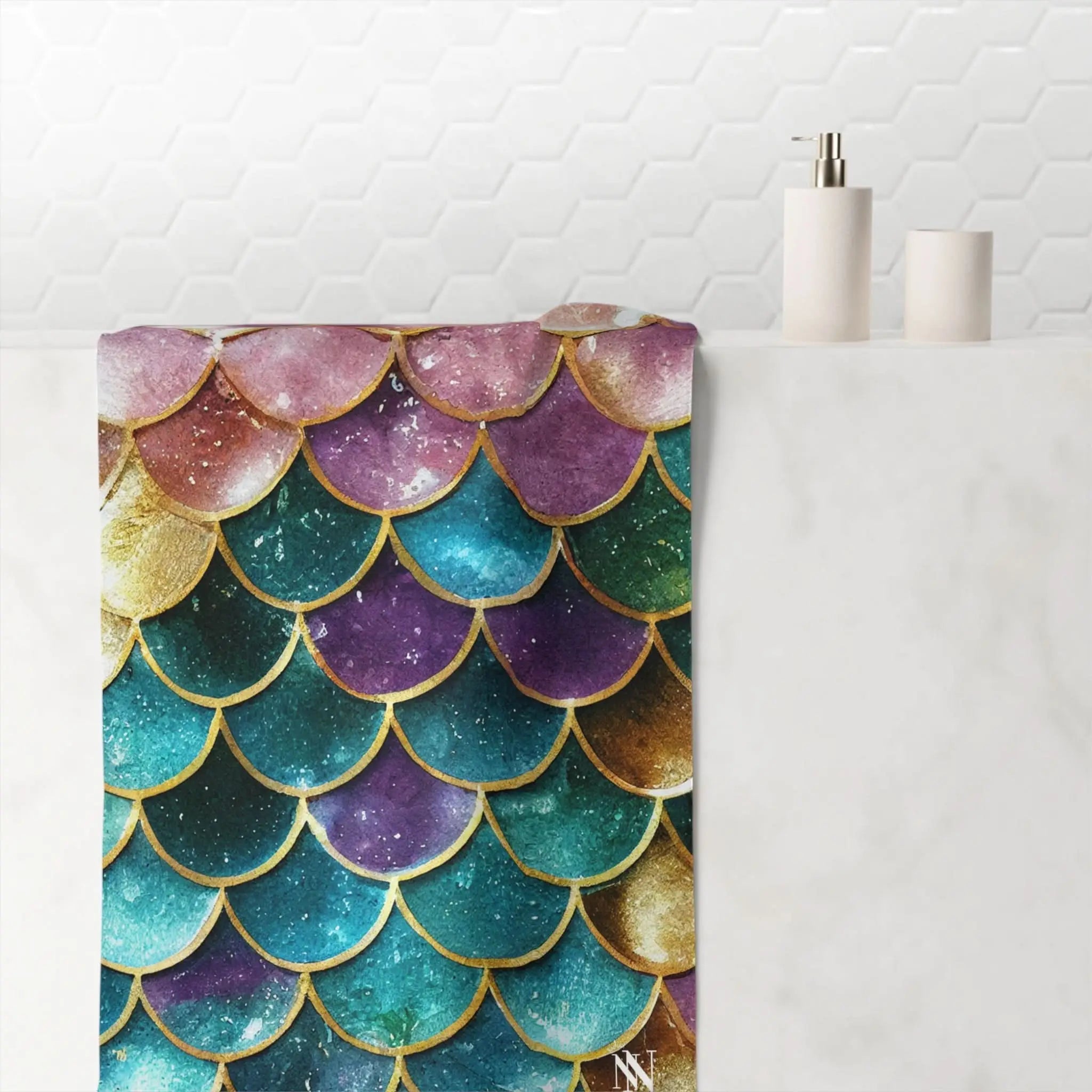 My Mermaid Scales | Mix & Match Naughty XL Fun-Flirty Lovers’ Towels